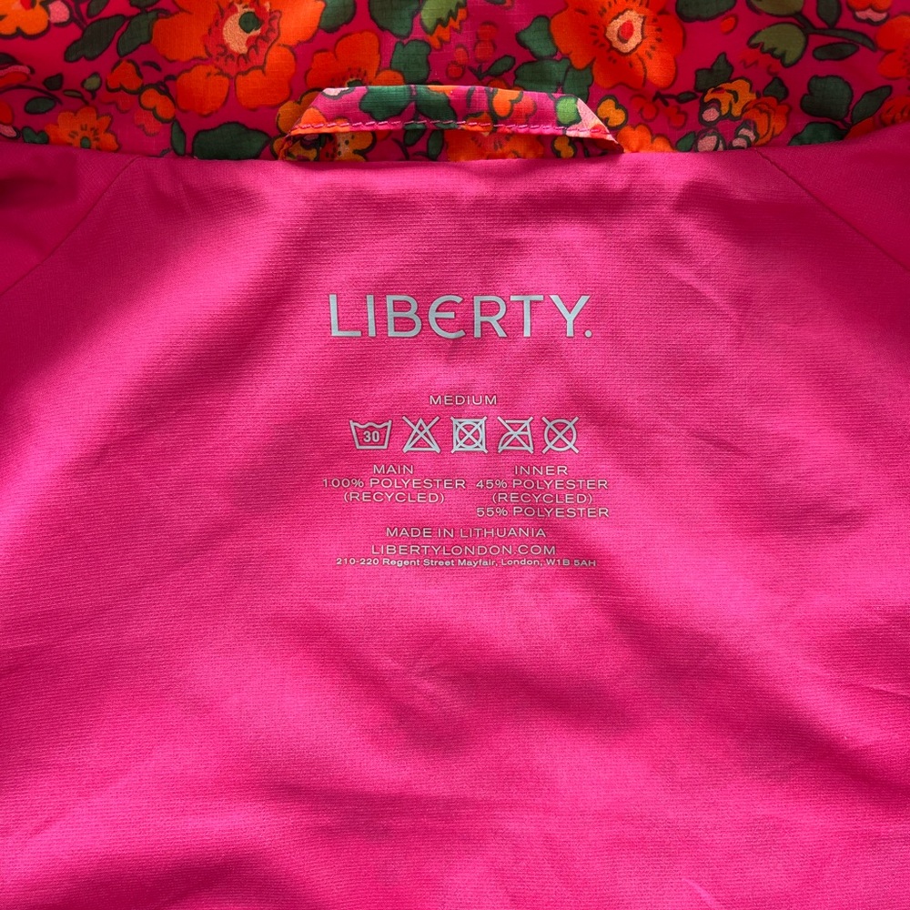 Liberty London Floral Lightweight Windbreaker Jacket, Medium - Picture 3 of 8
